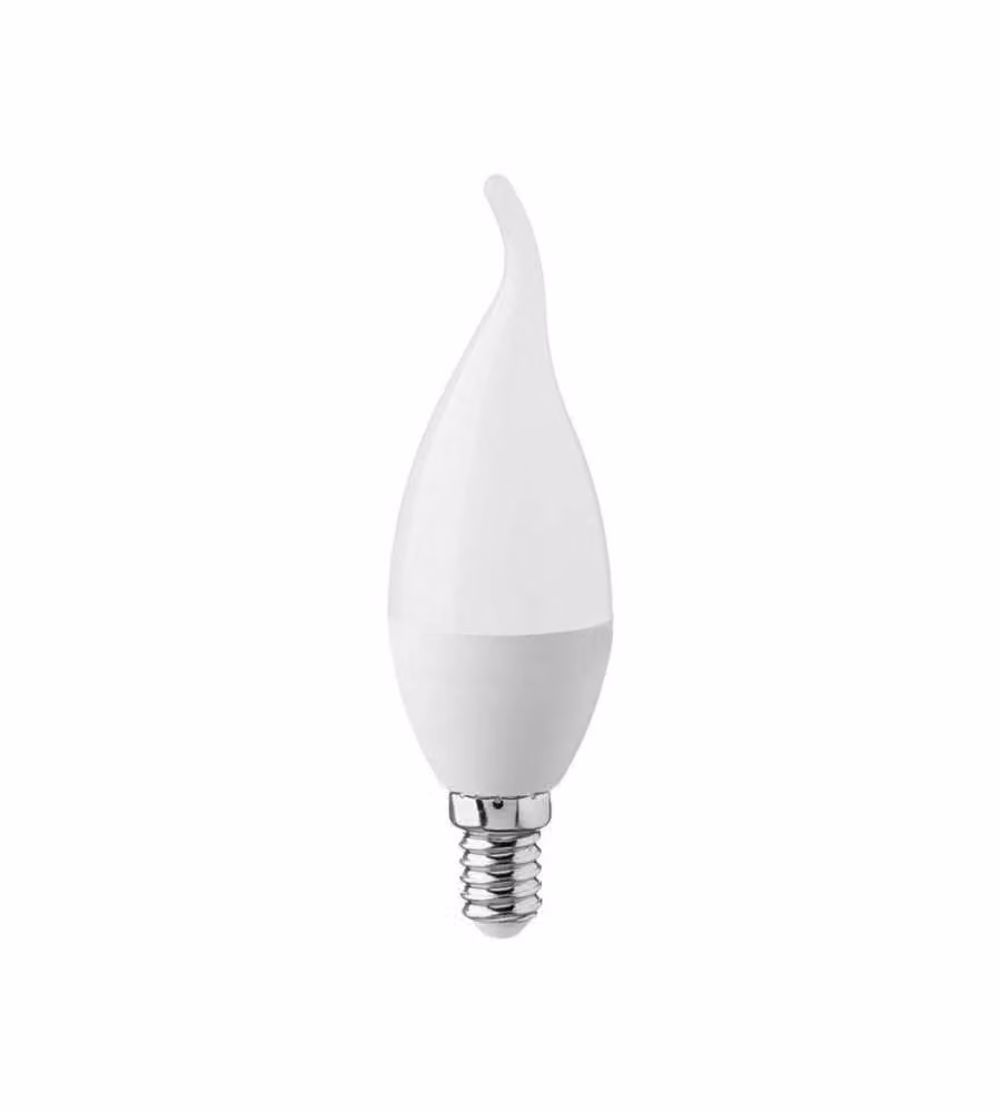 V-TAC Lampadina LED E14 3.7W Candela a Fiamma 2700K
