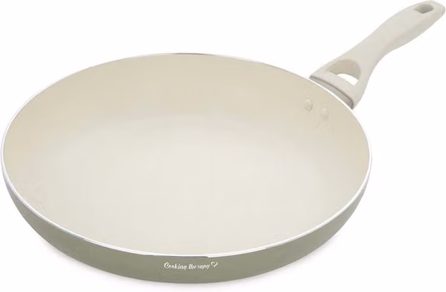 Padella antiaderente Kasanova Cooking Therapy in ceramica e alluminio colore verde diametro 32 cm