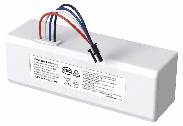 Batteria agli ioni di litio, 6500 mAh, compatibile con aspirapolvere robot, capacità 6500 mAh