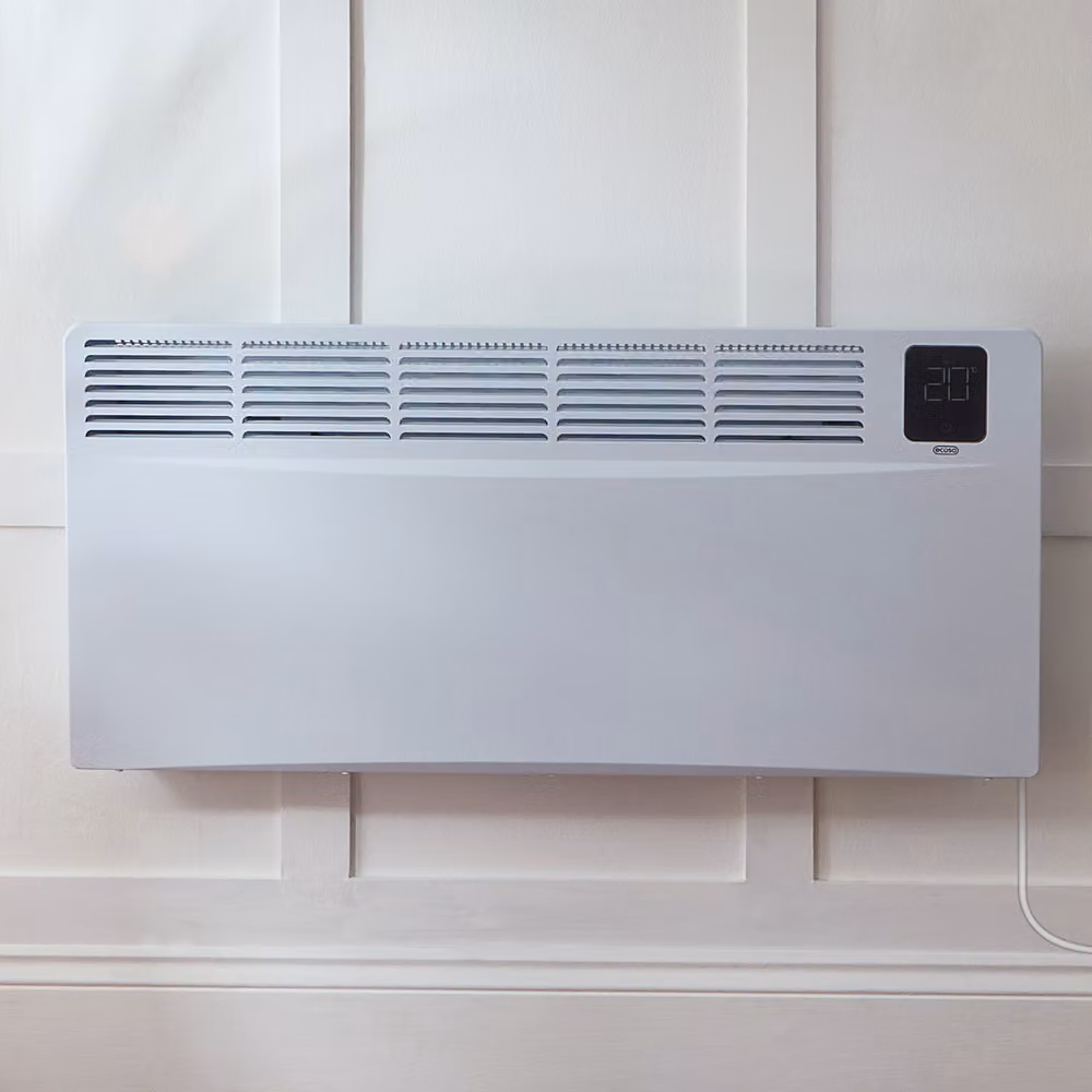 Convettore Elettrico Smart Bianco 2500W - Con presa elettrica EU - Riscaldamento rapido