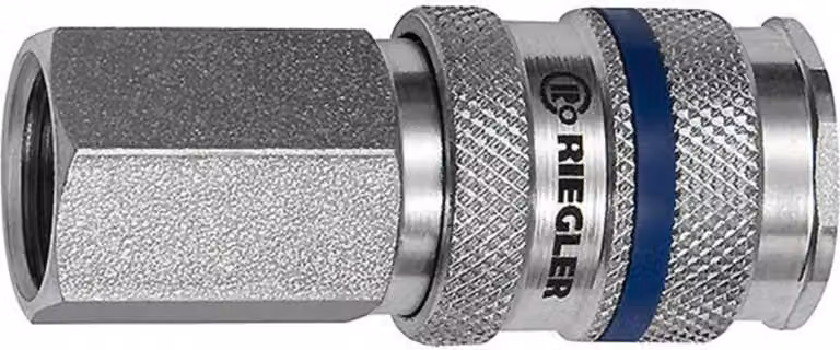 Riegler attacco rapido NW 7.8 acciaio G 1/4 IG - 141515
