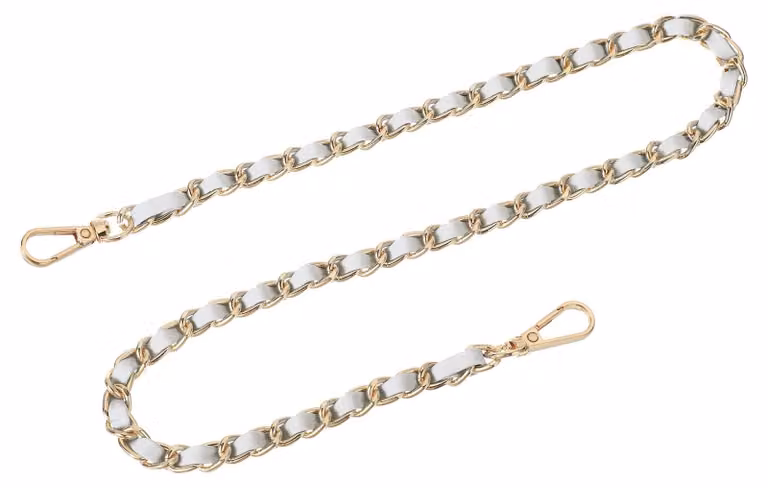 Catena per borsa da 60 cm, tracolla, removibile, argento/oro