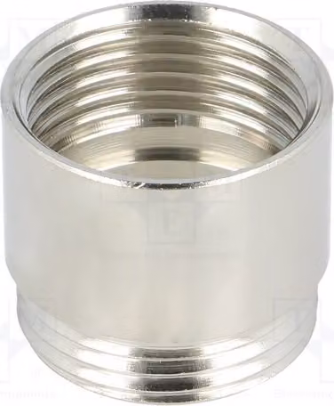 1 adattatore filettato in ottone, filetto esterno: M20, filetto interno: 6,5 mm, codice prodotto: 1.039.1320.01, riduttore