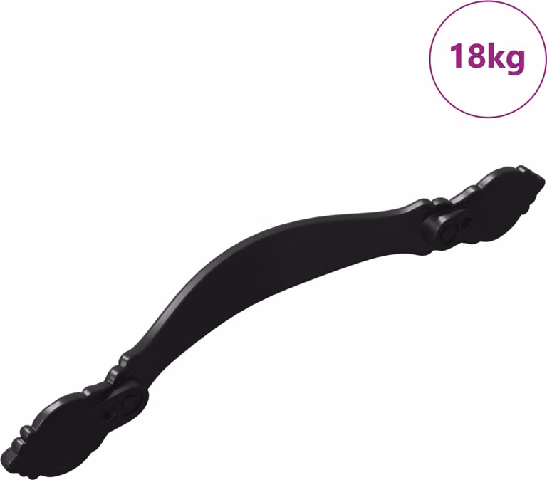Manico 968 pcs Nero Lega di Zinco