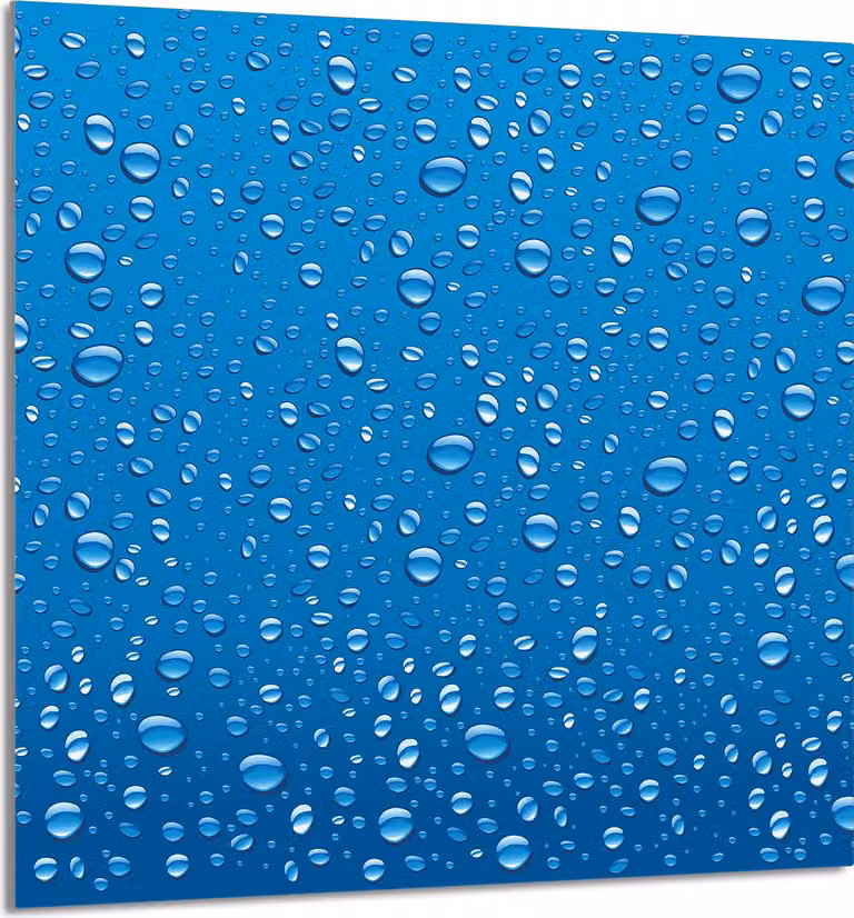 PIATTO IN VETRO PER CUCINA 60x65 gocce