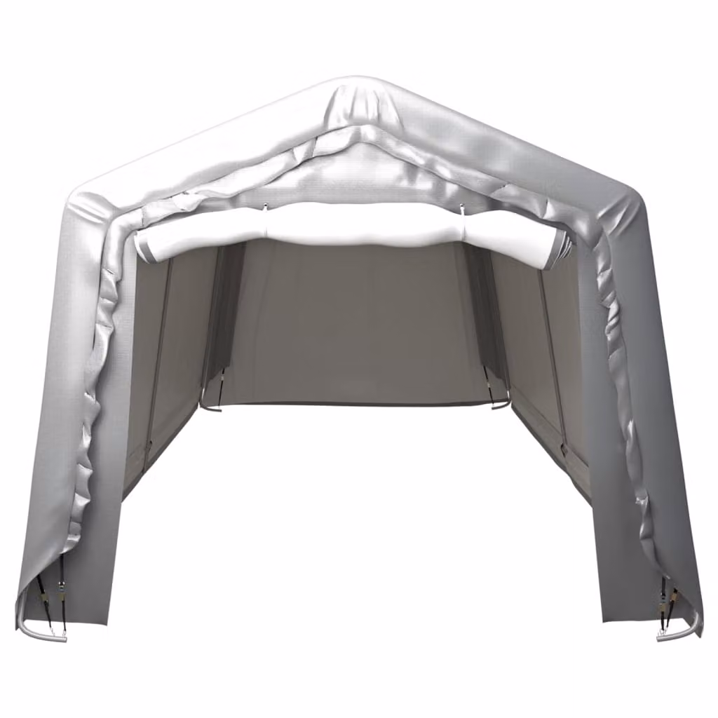 vidaXL Tenda di stoccaggio 300x900 cm grigio acciaio