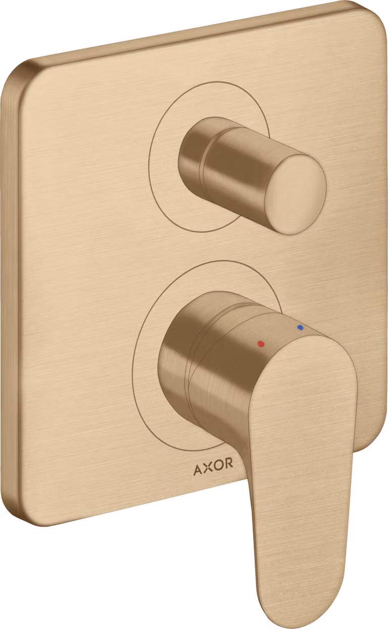 hansgrohe AXOR Citterio Mitigeur monocommande de baignoire encastré avec combinaison de fusibles, 34427140, 34427140