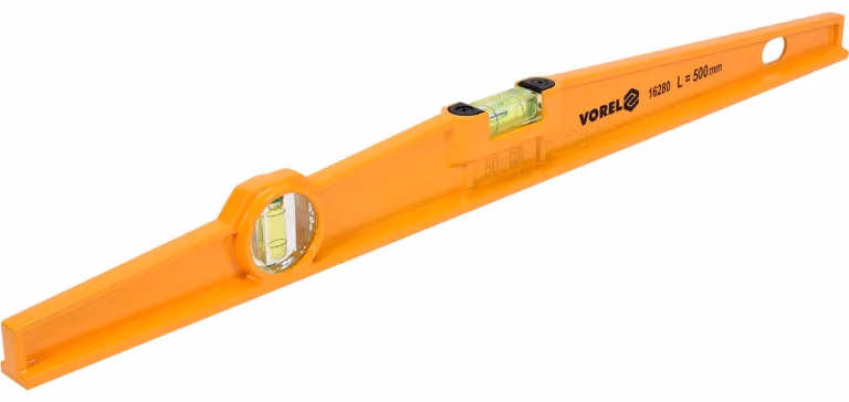 Livella a bolla da 50 cm, con 2 fiale trapezoidali