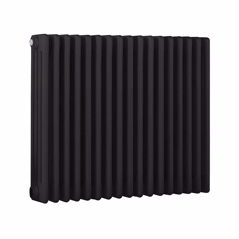 Radiatore Orizzontale a Colonne (4 Colonne) 600mm x 785mm - Nero (Midnight Nero) - Regent