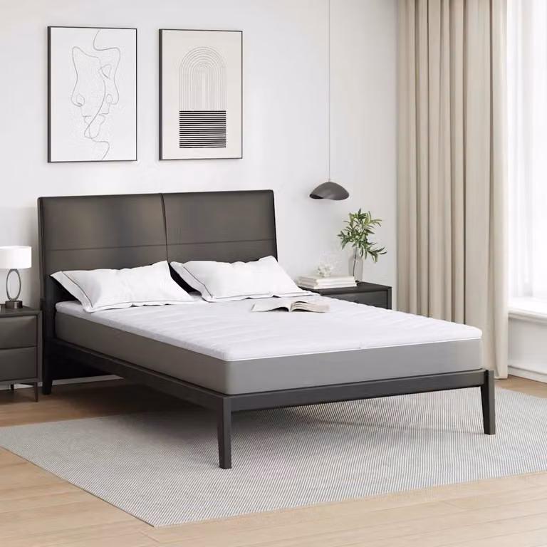 Topper per materasso vidaXL in lattice morbido bianco L: 160 cm, P: 200 cm, H: 5,5 cm