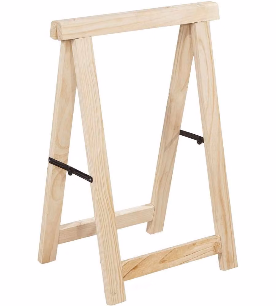Cavalletto professionale in pino 53 x 35 x 75 cm