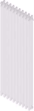 Radiatore Tubolare Ardesia Cordi 3 Colonne 18 Elementi Bianco H: 165,6 cm