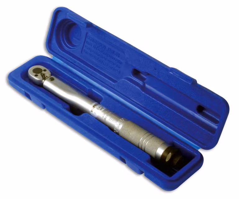 Chiave dinamometrica da 1/4", con regolazione precisa della coppia, versatile e adatta a diverse applicazioni, ideale per lavori di avvitatura