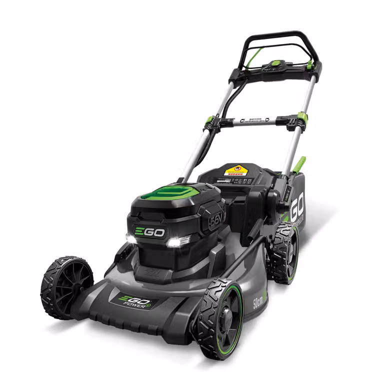 Tosaerba a batteria EGO Power LM2020E-SP con funzione di pacciamatura, scarico posteriore e laterale - larghezza di taglio 50 cm, batteria e caricabatterie esclusi