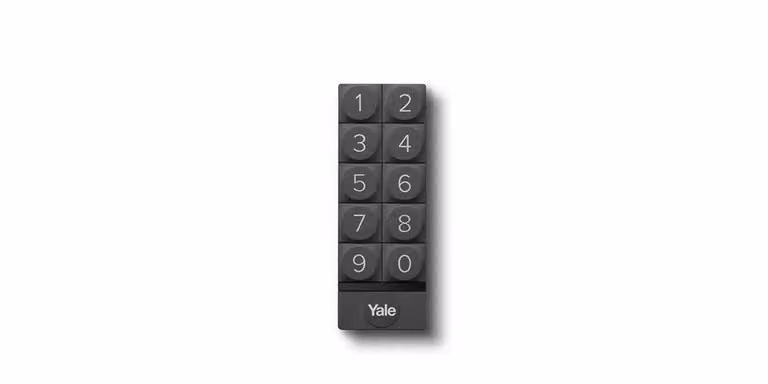 Tastiera intelligente Yale Smart Home - Tastiera per serratura digitale nera per Linus