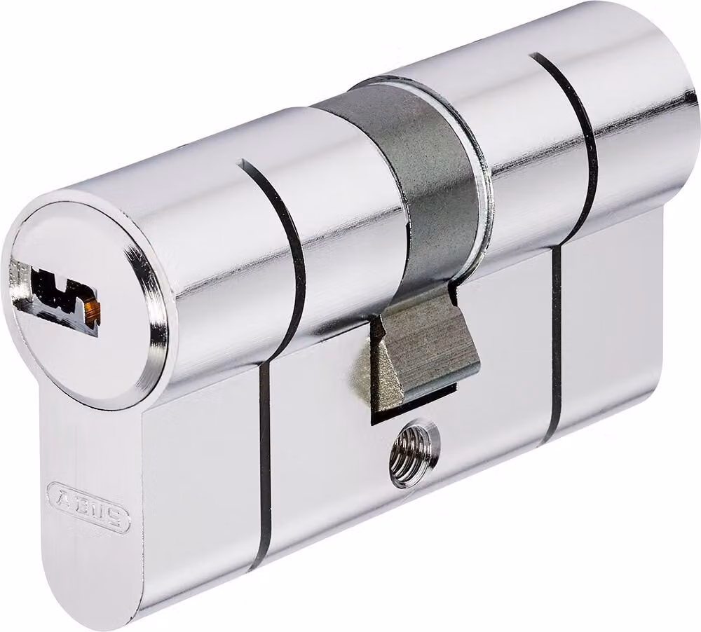 Cilindro euro nichelato doppia frizione 30/40 abus