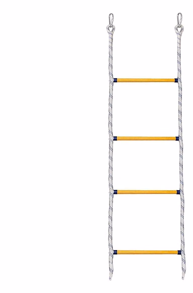 Scala a pioli con 4 gradini per facilitare la salita