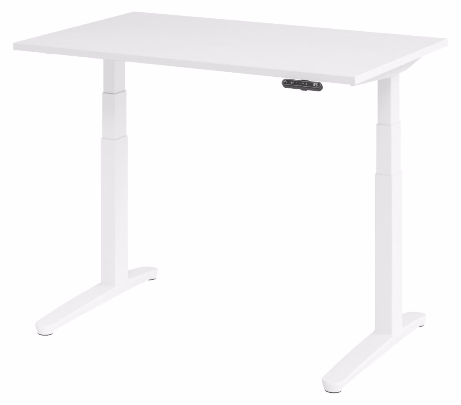 Scrivania elettrica bümö XBHM - Decorazione: bianco, dimensioni: 120 x 80 cm, struttura: bianco