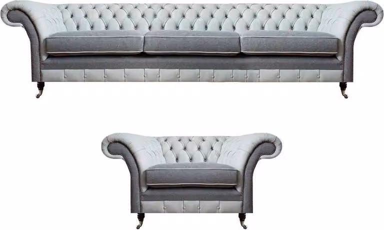 Design Luxuriöse Möbel Sofagarnitur 3+1 Polstermöbel Sofas Couch Garnitur