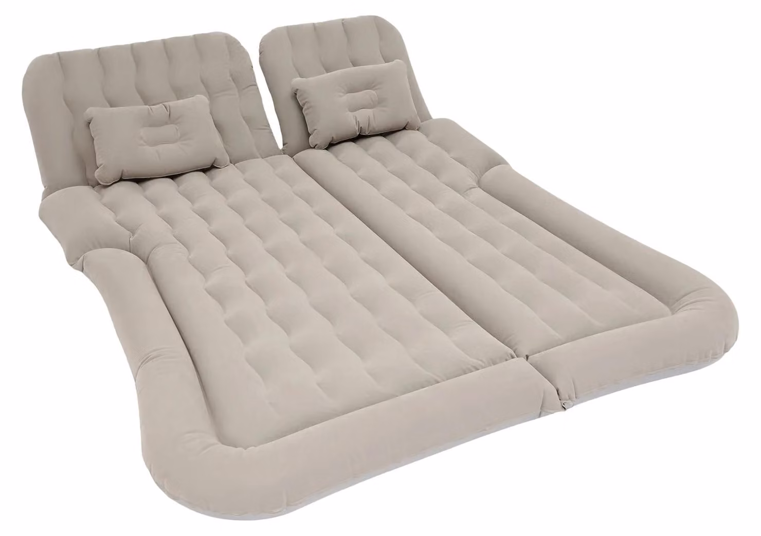 Materasso gonfiabile, pompa elettrica, design portatile, colore grigio