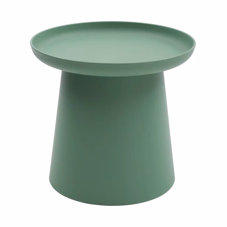 Tavolino IBIZA in polipropilene verde 50×46 cm