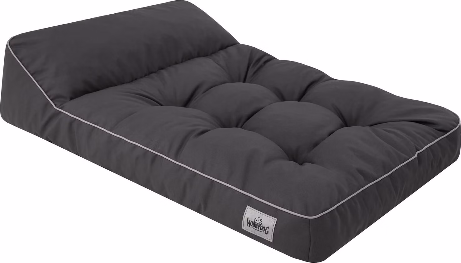 Materasso per cani "Destiny" L 98×62 cm - elegante cuccia con lato rialzato, idrorepellente | Doggy
