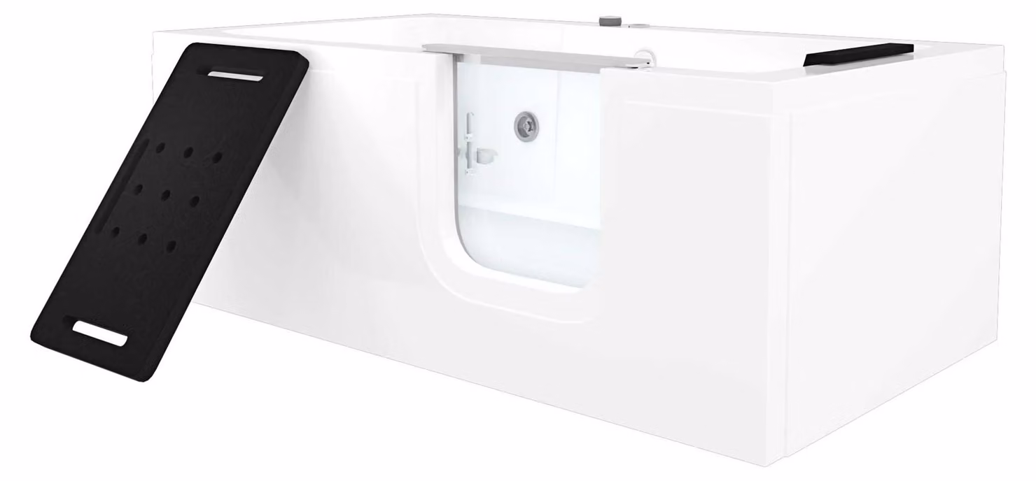 Vasca idromassaggio per anziani con porta S15WP-R 85x160 cm senza rubinetteria