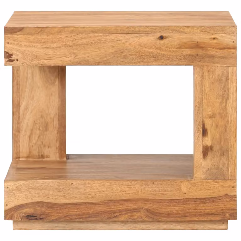 Tavolo da Salotto 45x45x40 cm in Legno Massello di Acacia