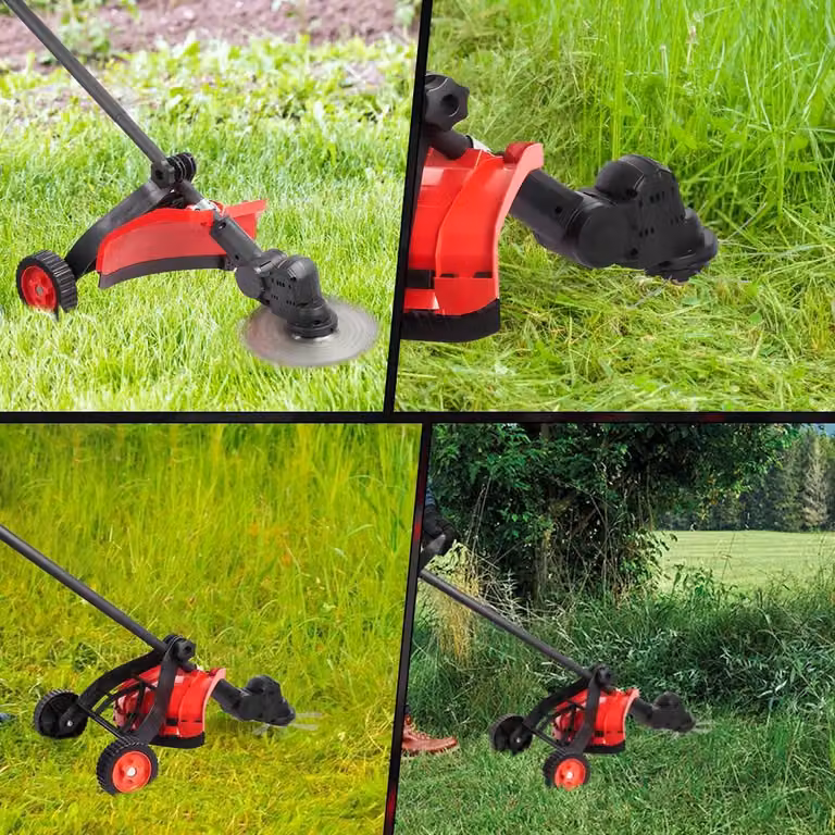 Tagliabordi elettrico senza batteria - Potenza: 4500 W - Larghezza di taglio: 10 pollici - Motore brushless - Ideale per la cura del giardino
