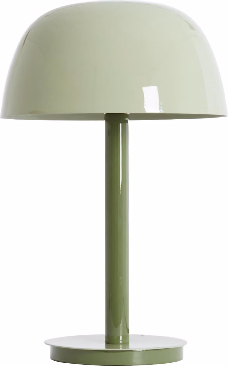 Lampada da tavolo - verde - Marivet - metallo - Ø 30cm - E27 - 8057969 - Light & Living