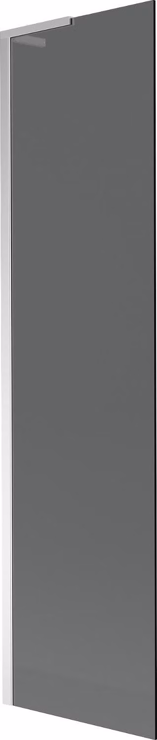 Mexen Next L paravento da vasca da bagno a 1 anta 50 x 150 cm, grafite, cromo - 895-050-000-03-40-01