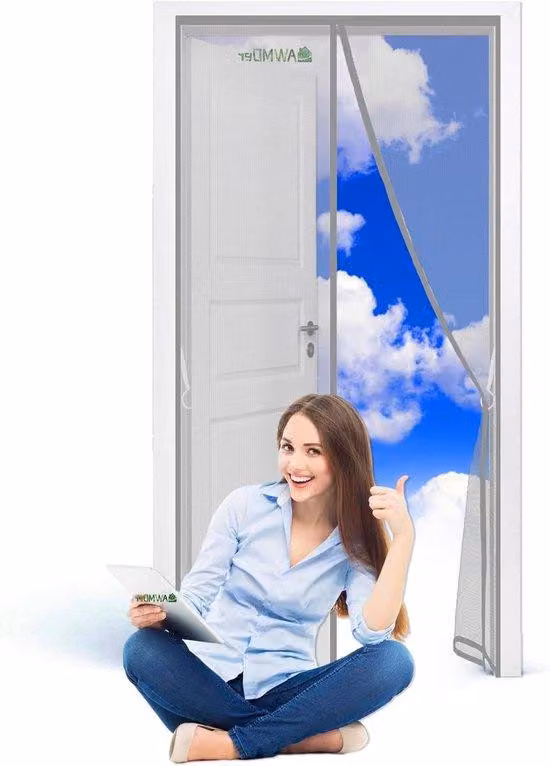 Zanzariera automatica - Porta a battenti in metallo XXL - 200 x 230 cm