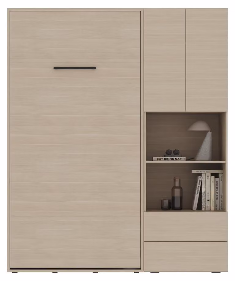 SMARTBett SET M3 letto a scomparsa 100x200 e mobile STA.2.0017 Rovere Kaiserberg