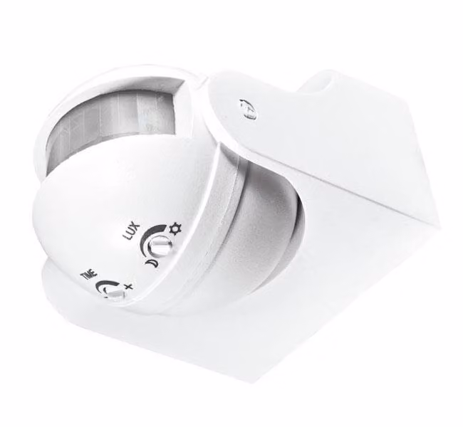 Sensore PIR EL HOME MD-12B7 per esterno 180 ~230V bianco