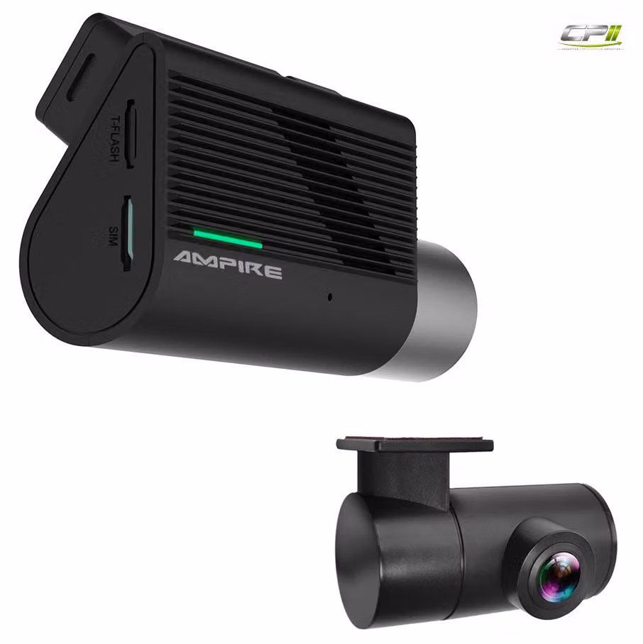 Ampire DC7-Pro Dashcam a 2 canali con 4G WLAN, GPS