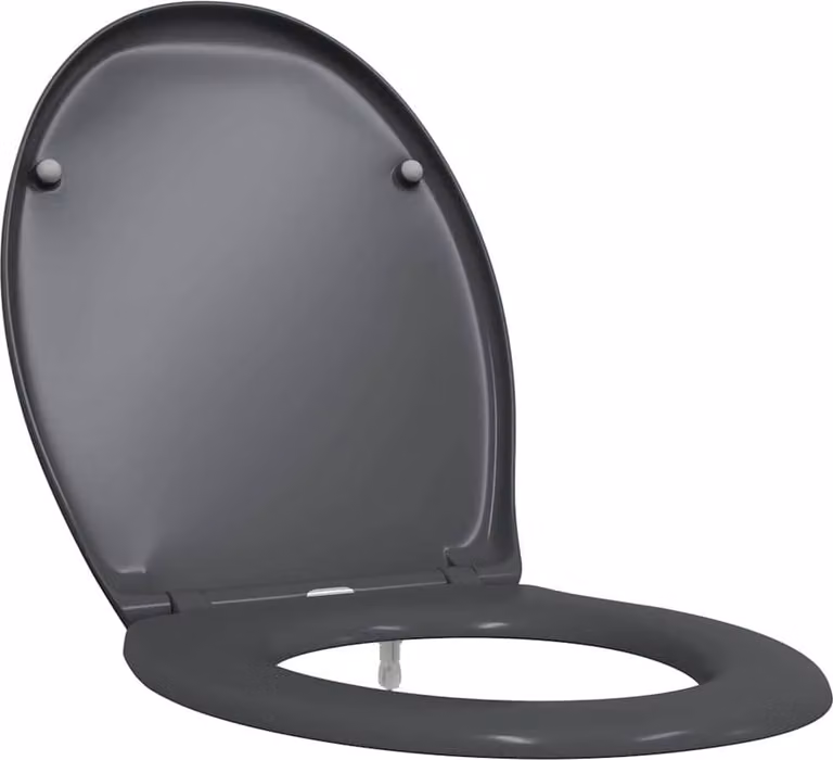 Sedile del WC Antracite 47 x 37 x 4 cm Duroplast