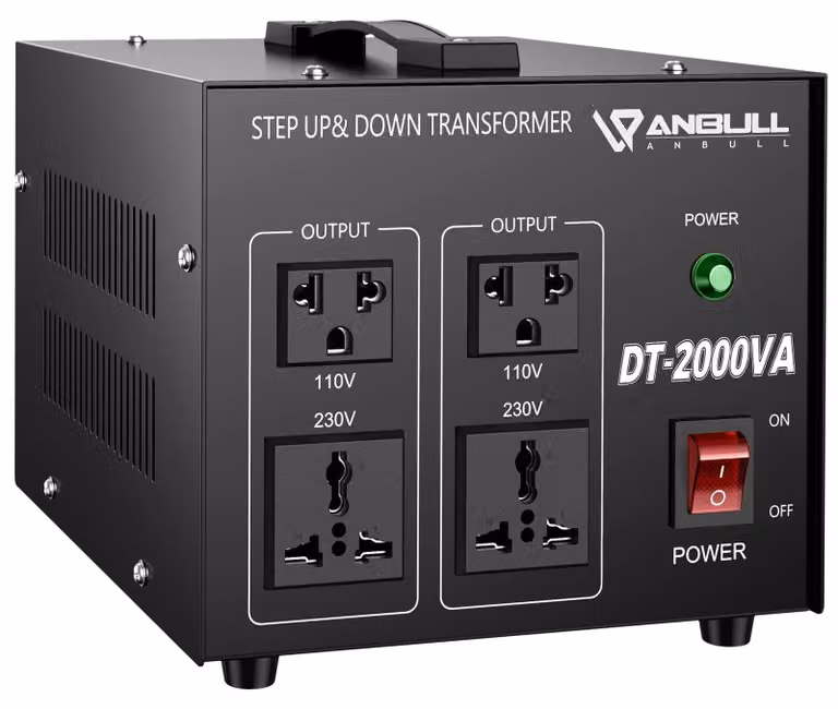 Convertitore di tensione da 2000 W - 110 V a 230 V - Montaggio a pavimento