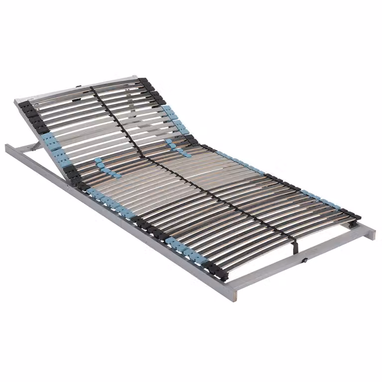 Rete a doghe BeCo Royal Trio K / 100 x 200 cm / 42 doghe / smontata / testata regolabile / Germania / 100 notti di prova