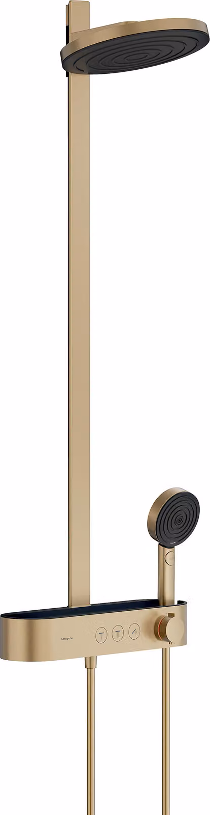 hansgrohe Pulsify S Showerpipe 260, 2 types de jets (EcoSmart) avec ShowerTablet Select 400, 24241140, 24241140