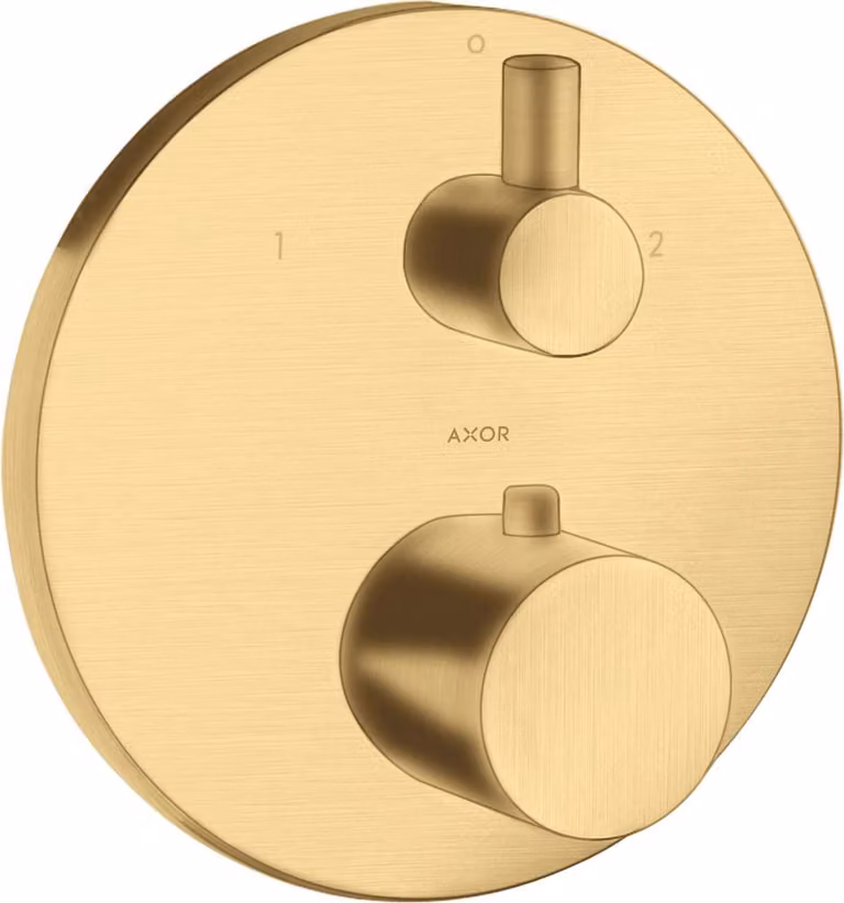 hansgrohe AXOR Uno² Thermostat AXOR Uno² encastré avec robinet d'arrßªt et inverseur, 2 consommateurs, 38720250, 38720250