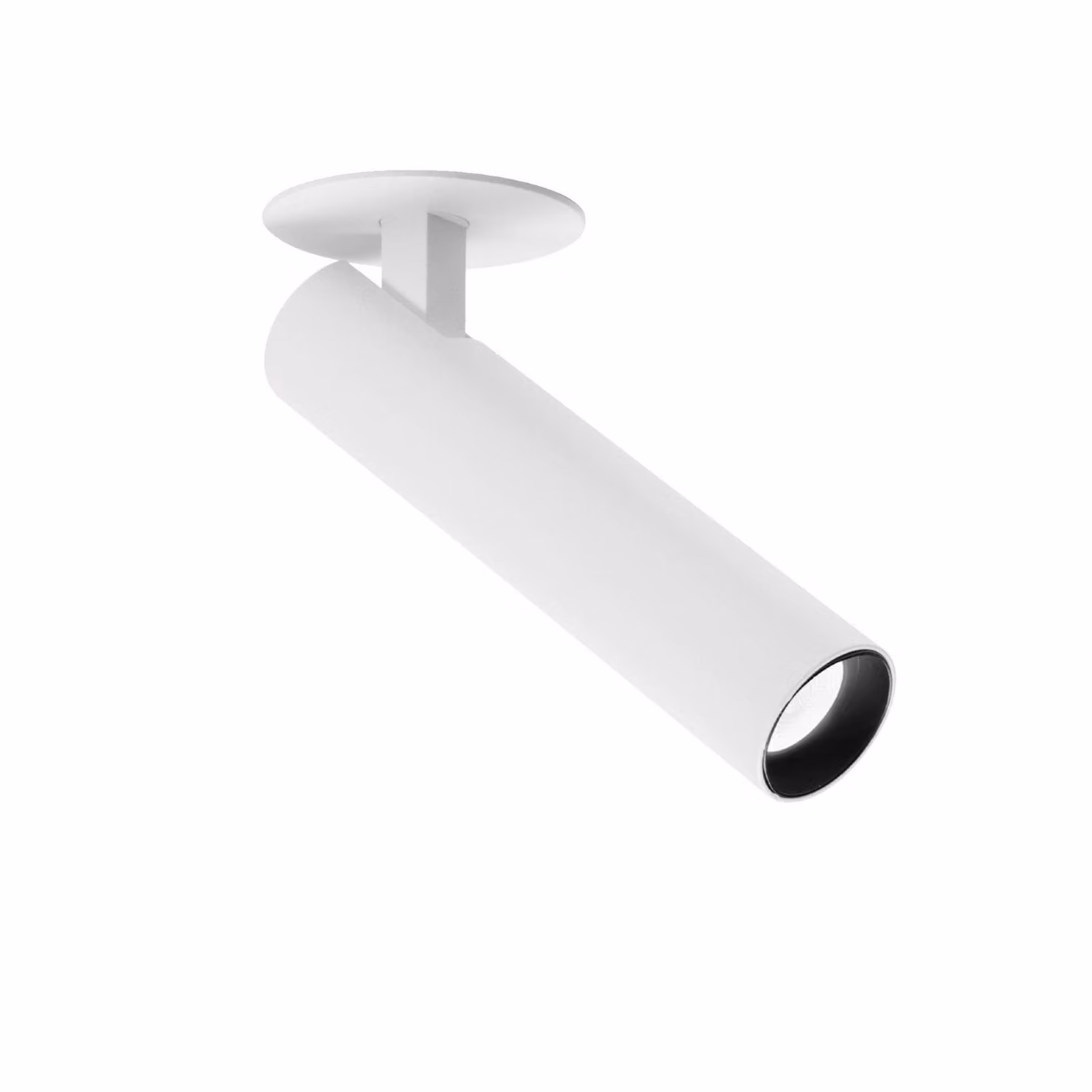 Wever & Ducré Lighting WEVER DUCRÉ Faretto LED Match 1.0 semi-incasso bianco 2.700 K, Bianco / Opale, Soggiorno / Sala da pranzo, Alluminio, Moderno