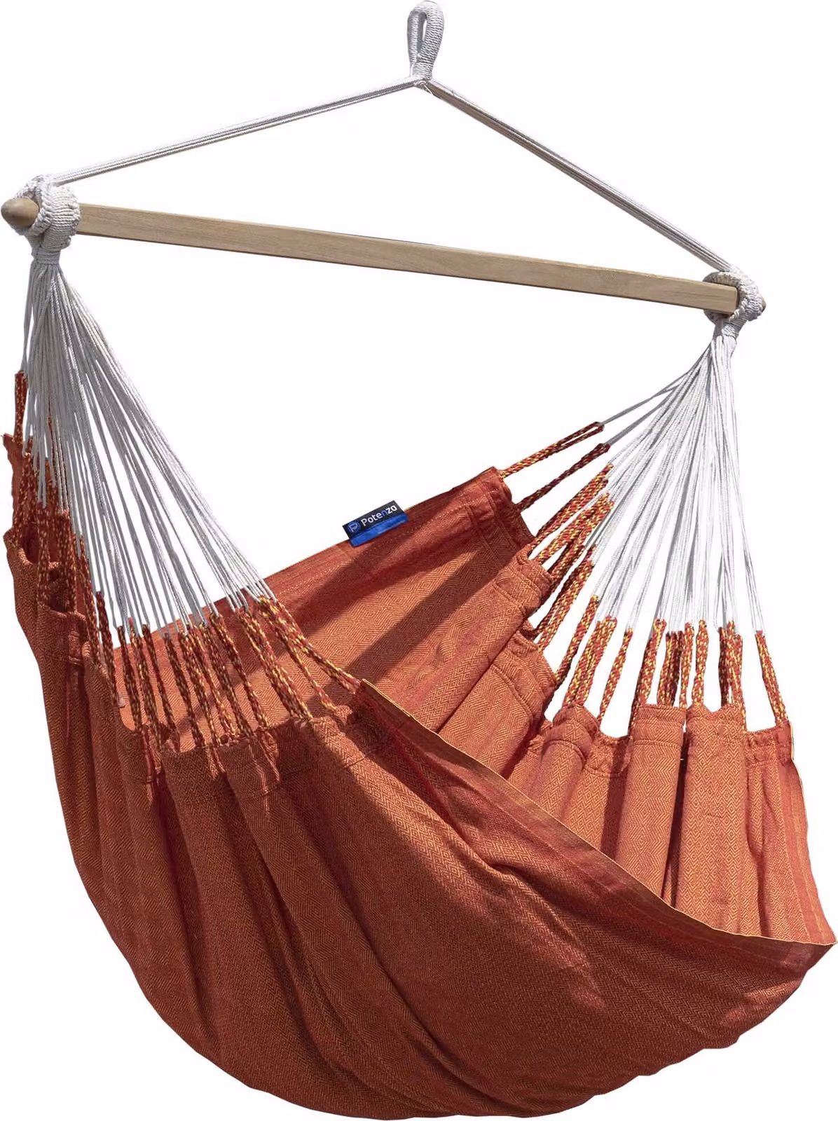 Sedia sospesa Potenza 160x115 cm Medelin L sedia sospesa altalena tessile sospesa, fino a 130 kg fatta a mano in cotone amaca a dondolo
