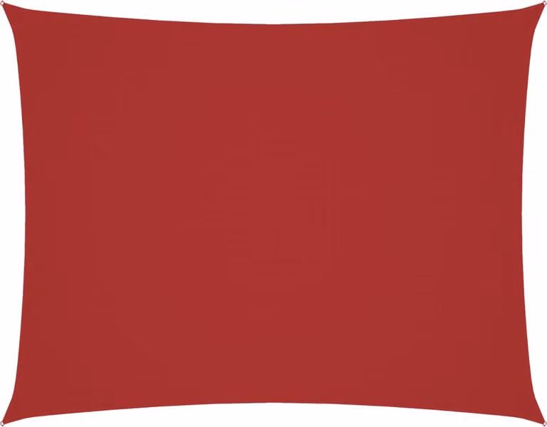 Parasole a Vela Oxford Rettangolare 2,5x4 m Rosso
