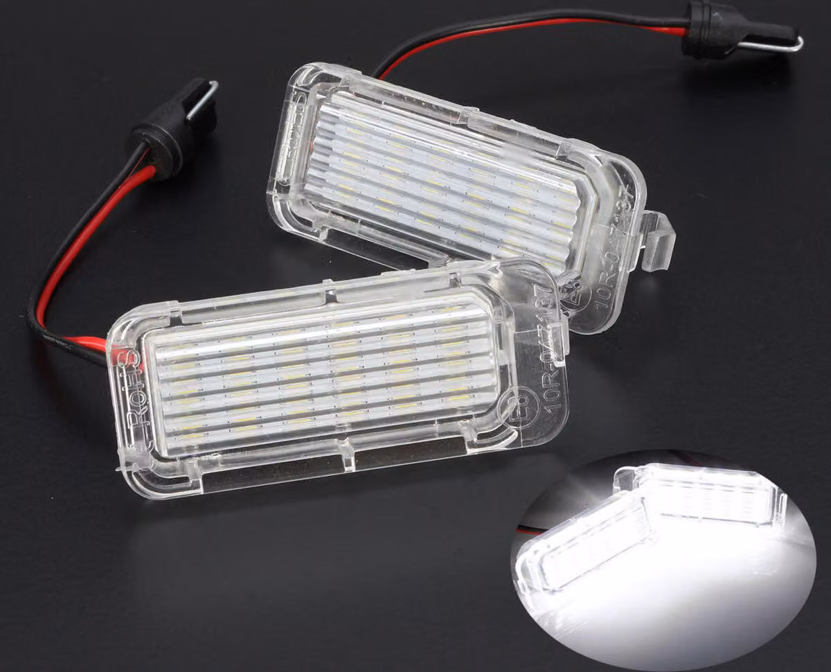 2Pcs LED targa auto luci per Ford Fiesta Focus Kuga C-MAX Mondeo