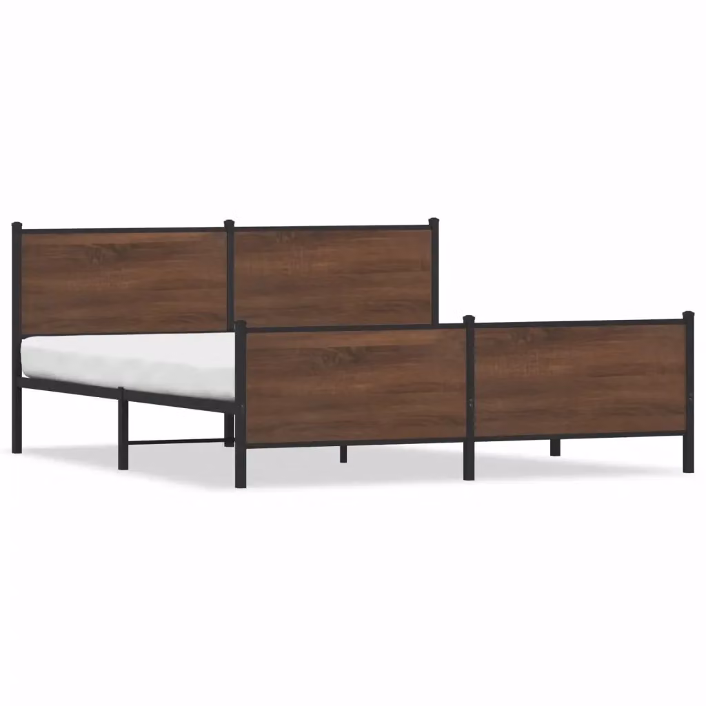 Giroletto in metallo vidaXL color rovere marrone L: 187 cm, P: 91,5 cm, H: 219 cm – 2