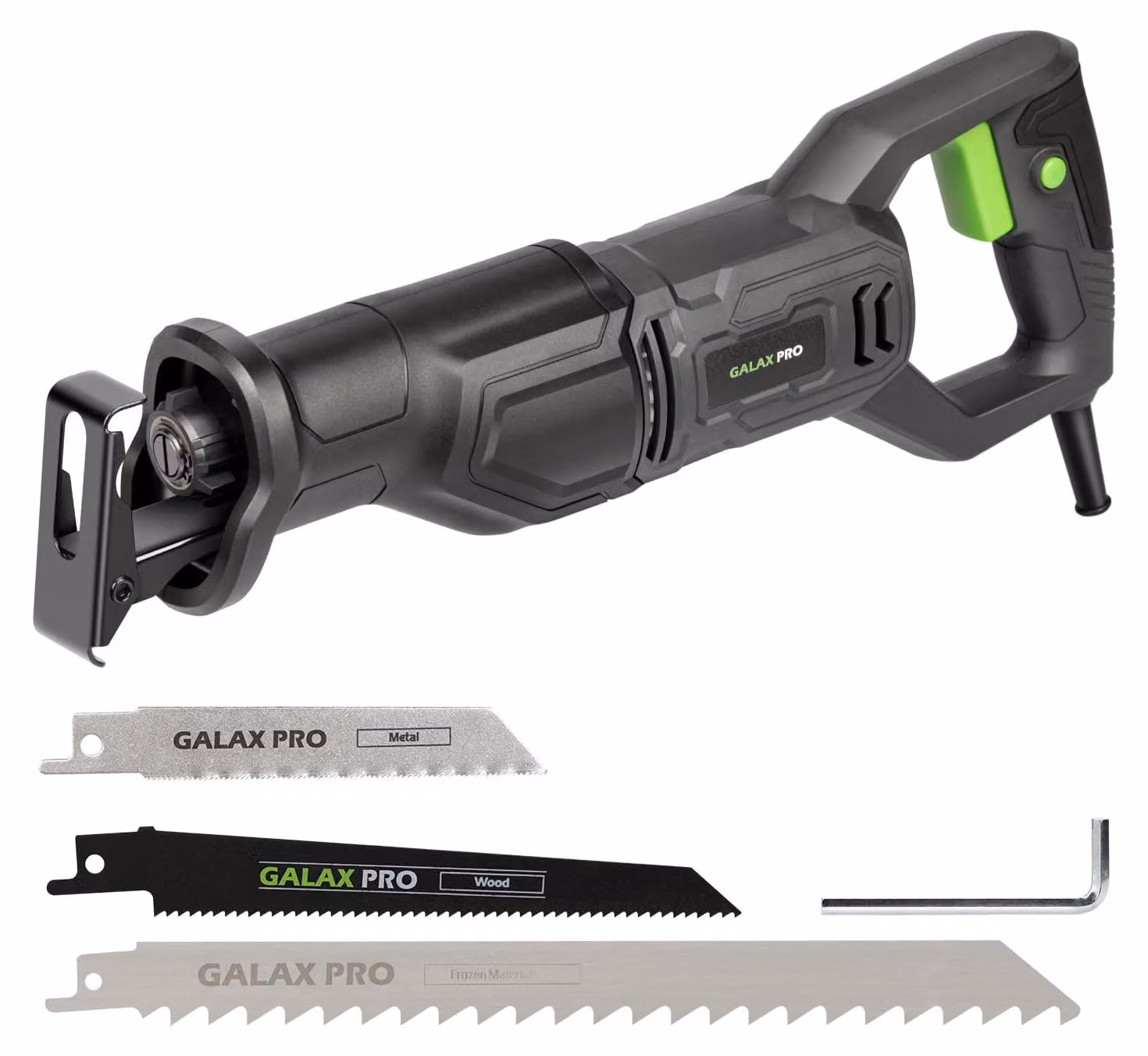 Troncatrice reciproca da 710 W - Elettrica - Adatta per cavi, legno, metallo e PVC
