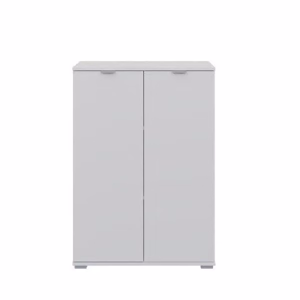 Cassettiera con ante KOSSE 2 - bianco