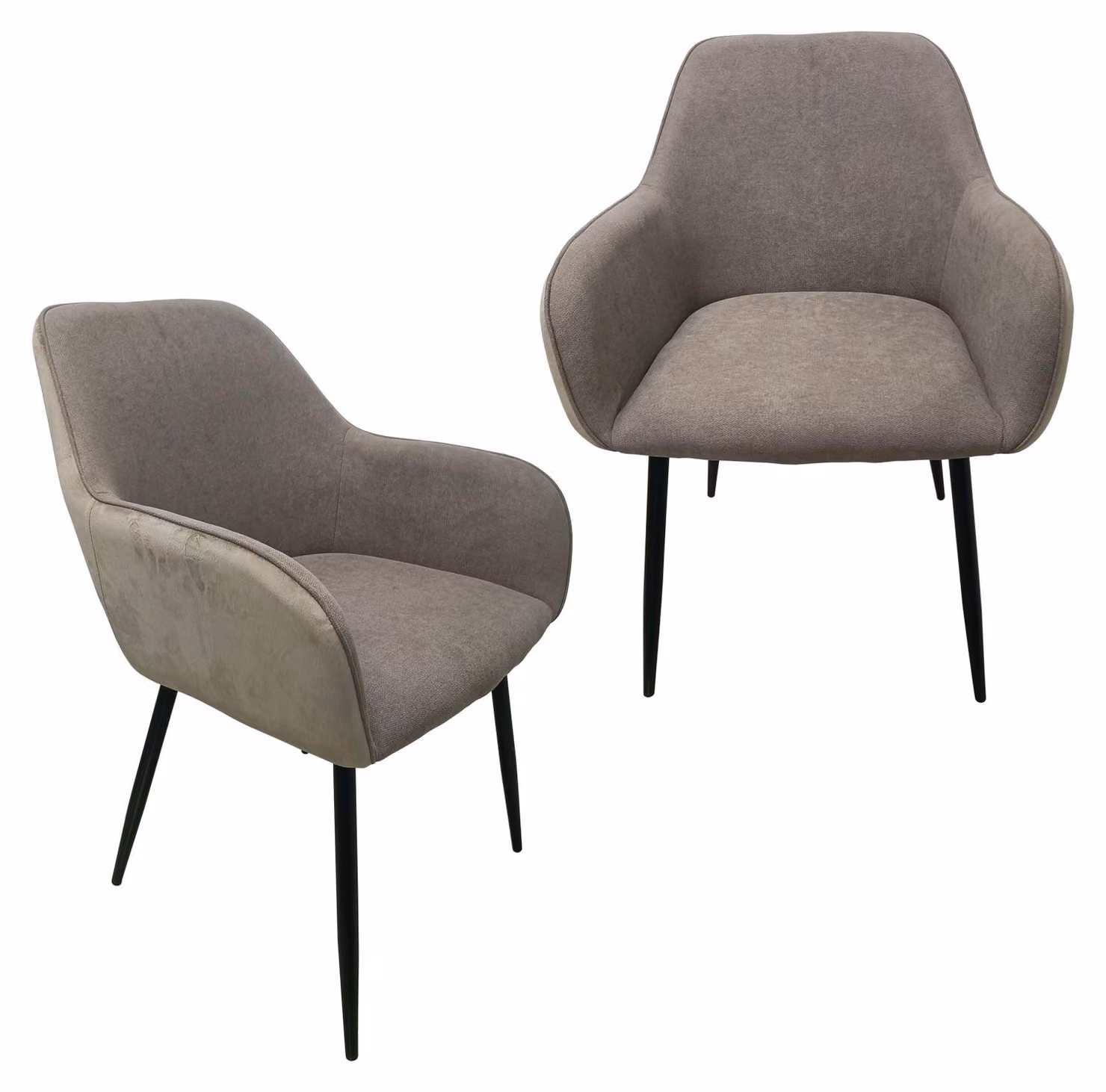 Sedia Albany Soft marrone chiaro, set da 2