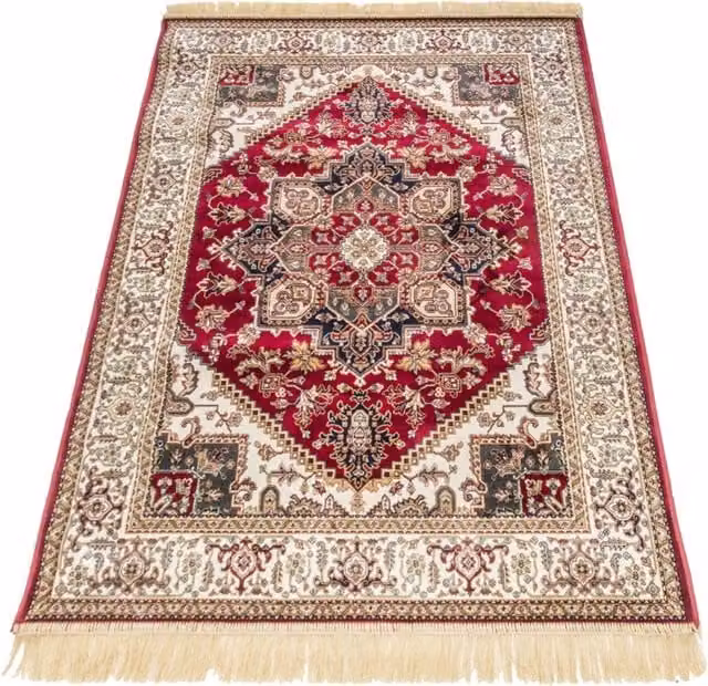 Tappeto RUBINE 304 Heriz VERDE cm.250x480 disegno classico persiano stile orientale tradizionale. Tappeto salotto, soggiorno, camera da letto, ingresso, corridoio.