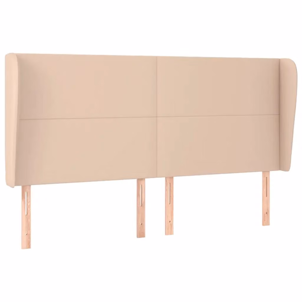 Testiera ad orecchio vidaXL in similpelle beige L: 163 cm, P: 23 cm, H: 118-128 cm – 2